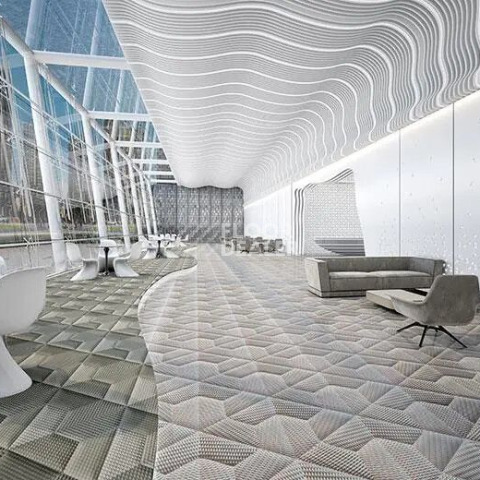 Forbo Flotex by Mac Stopa 360012 f Metal Plate фото 2 | FLOORDEALER